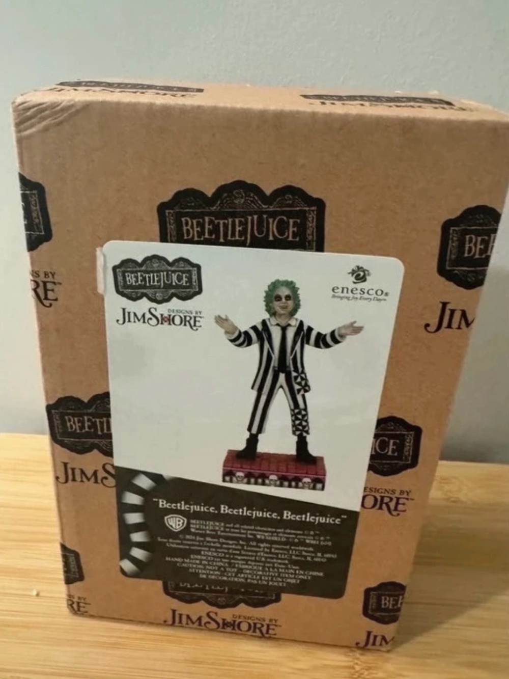 Jim Shore Beetlejuice Figurine Enesco 6016177 Classic Suit NIB with Tags